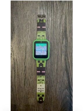 Kids Smart Watch w/ Camera Games Music Alarm Touchscreen Minecraft Camo